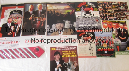 MANCHESTER UNITED AUTOGRAPHS Former Players Association ephemera - a collection of items issued by