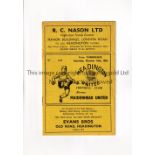 HEADINGTON UNITED V MAIDENHEAD UNITED 1953 FA CUP Programme for the tie at Headington 10/10/1953,