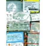 MANCHESTER UNITED Tickets for matches from 2003/4 homes v Birmingham City, Fulham, Manchester