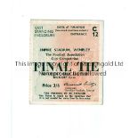 FA CUP FINAL 1959 / NOTTINGHAM FOREST V LUTON TOWN Ticket for the match at Wembley 2/5/1959.