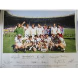 WEST HAM UNITED AUTOGRAPHS 1980 Signed 20 x 16 Limited Edition, no. 5 of 75 issued, of players