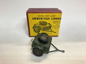 A Boxed Britains Royal Artillery Ammunition Limber