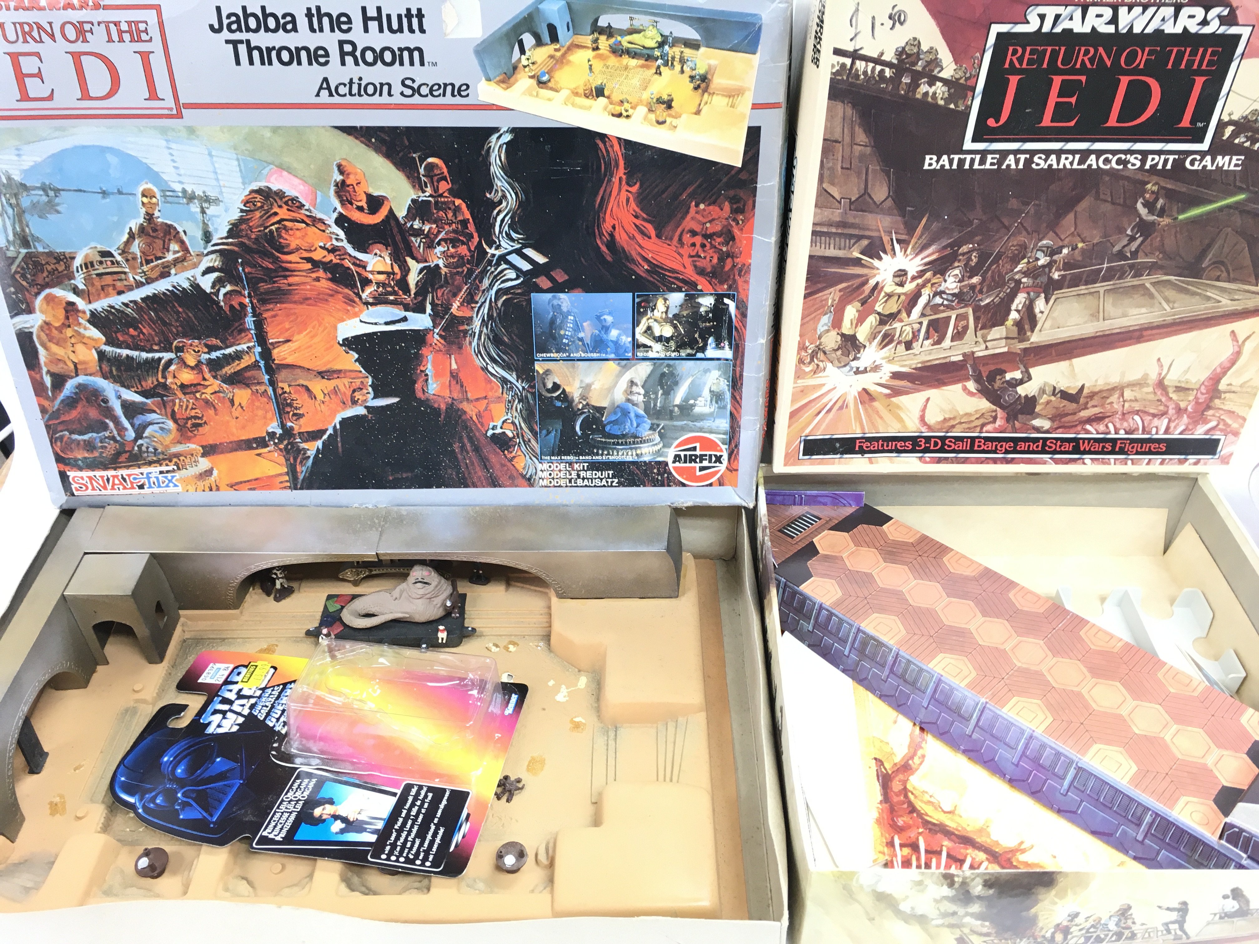 A Box Containing Vintage Star Wars Figures. A Boxe - Image 6 of 7