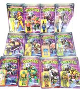 12 X Carded Re action Figures. Teenage Mutant Ninj