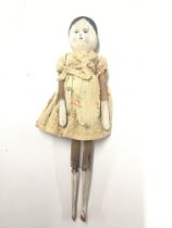 A Victorian Peg Doll. Approx height 25CM.