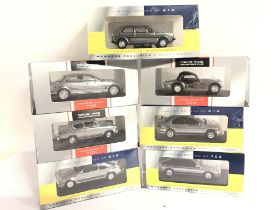A Collection of 7 Boxed Vanguards Crome Collectors