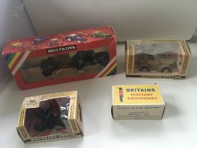 A collection of 4 boxed metal military models by B