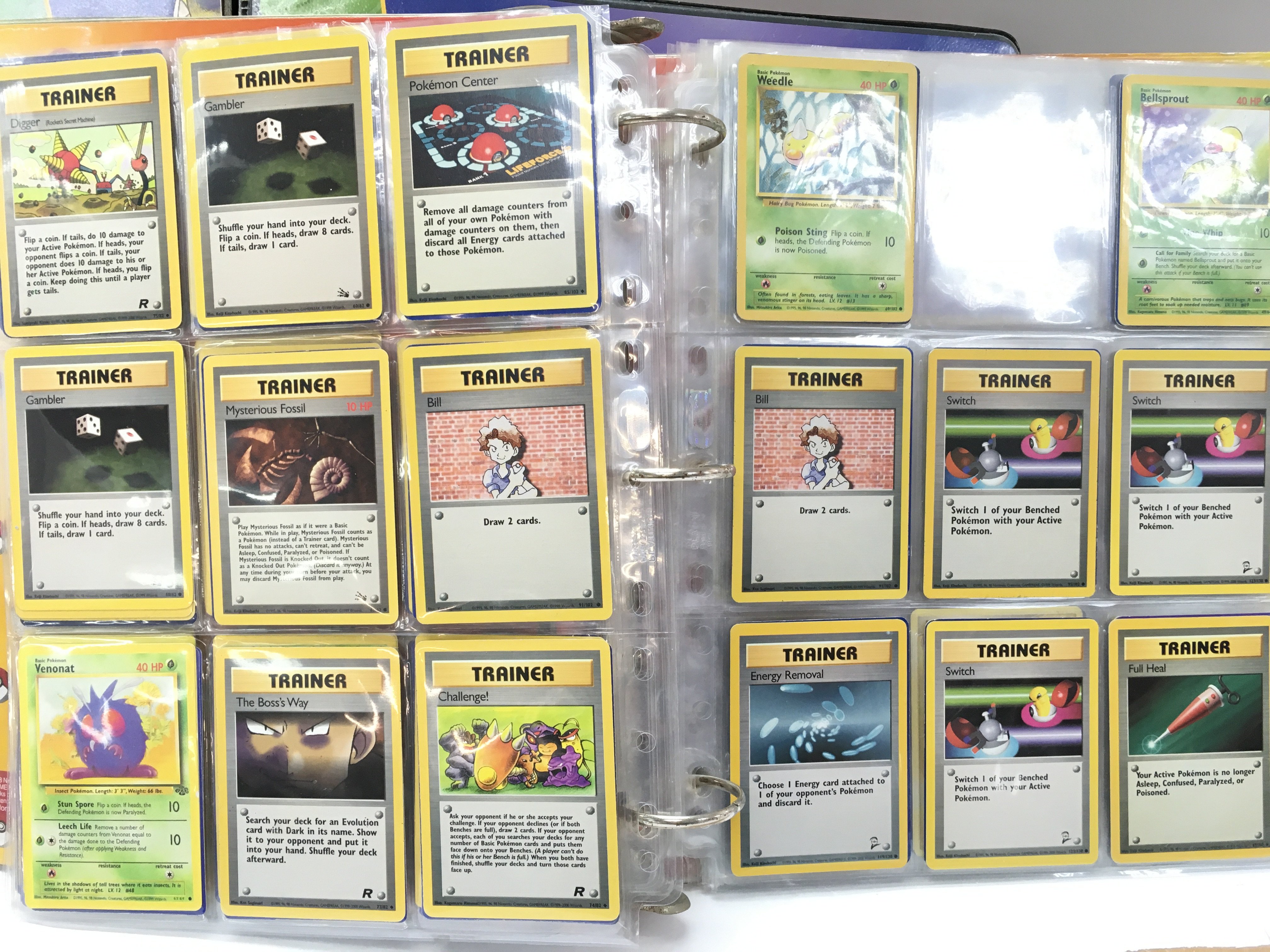 4 Binders Containing a Collection of vintage PokÃ© - Image 7 of 11