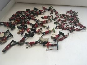 A collection in excess of 50 metal soldiers by Bri