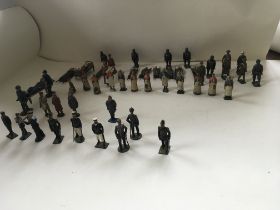 A collection in excess of 60 pieces of metal model