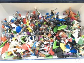 A box Containing a Large Collection of Britains Mo