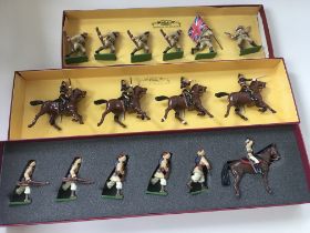 A collection of 3 x boxed Britains Toy Soldiers fe