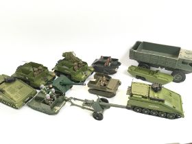 A Collection of Dinky and Britains Military Vehicl