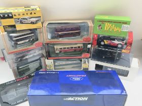 A Collection of Various Boxed Diecast including EF