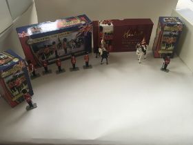 Boxed collection of Britains cast metal figures. T