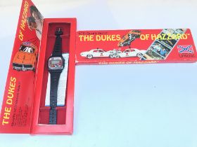 A Boxed Vintage Dukes Of Hazzard LCD Quartz Watch.