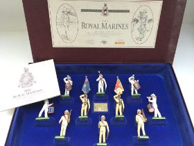 A Boxed Britains Royal Marines Set limited Edition