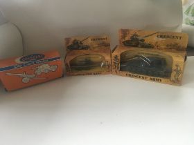 A collection of Crescent Toys military models..box