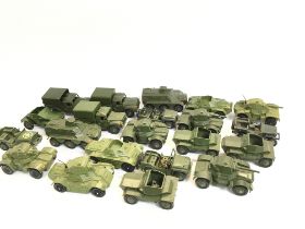 A Collection of Various Dinky Military Vehicles. S