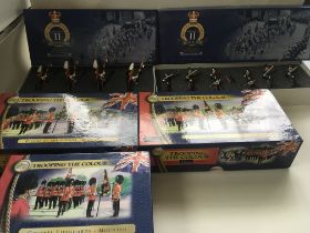 Collection of boxed Britain metal soldiers 3 sets