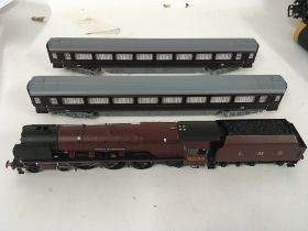 Unboxed Hornby model locomotive Duchess of Sutherl