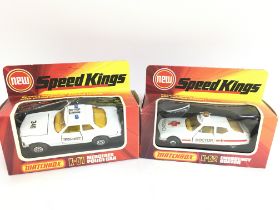 A Boxed Macthbox Mercedes Police Car K-61 and a Em