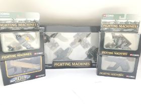 A Box Containing a Collection of Corgi Fighting Machines. Boxed.NO RESERVE