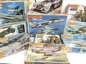A Collection of Matchbox Model Kits Including Airc