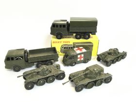 A Collection of French Dinky Military Vehicles inc