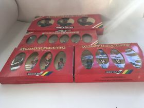 Collection of 4 boxed Britains metal model soldier