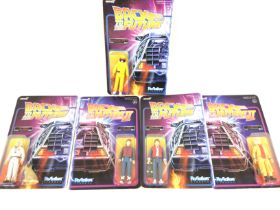 5 x Carded Re Action Back to The Future Figures.