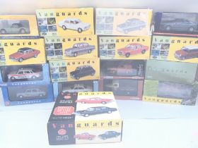 A collection of Boxed Vanguards and Corgi Diecast.