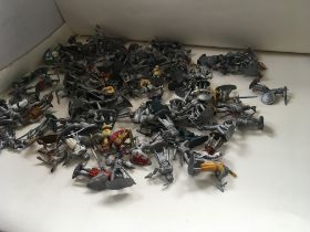 A collection of plastic models by Timpo Britains D