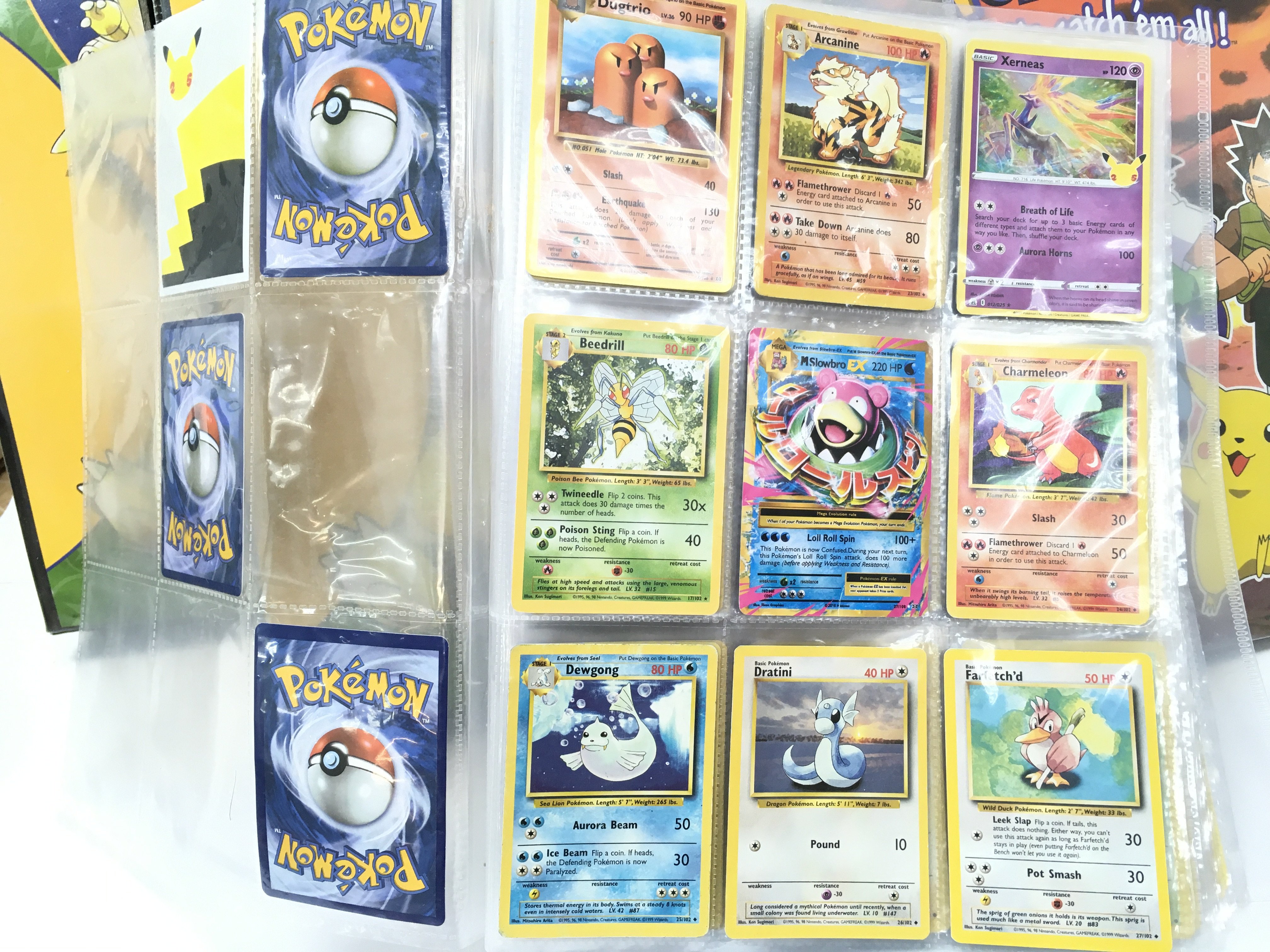 4 Binders Containing a Collection of vintage PokÃ© - Image 3 of 11