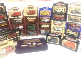 A box Containing Matchbox Models of Yesteryear. Lledo and EFEs. NO RESERVE