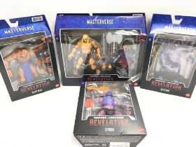 A Box Containing Boxed He-Man Revelation Figures a