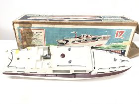 A Boxed Penguin Avon Model Boat. NO RESERVE