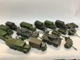 A Collection of Various Diecast Military Vehicles