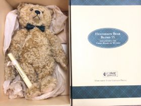 A Boxed Steiff Henderson Bear With Certificate. Ap