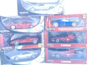 A Collection of Boxed Hot Wheels Model Ferraris 1: