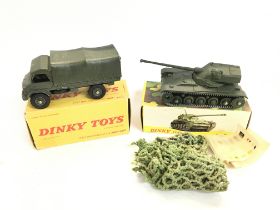 A Boxed French Dinky Toys Army Covered Wagon and A