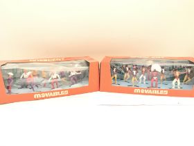 2 Boxed Crescent Toys Movables Cowboys and Indians