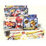 A Collection of Japanese Power Rangers toys Boxed.