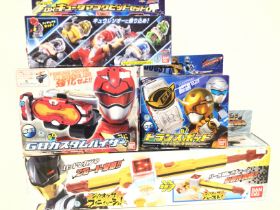 A Collection of Japanese Power Rangers toys Boxed.