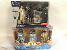 2 X Doctor Who Sets. Earthshock figure set and Dal