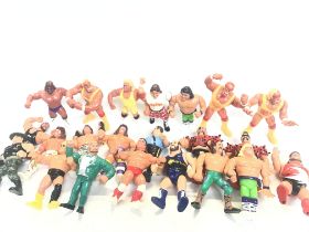 A Collection of Assorted vintage WWF Figures. No R