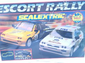 A Boxed Scalextric Escort Rally.