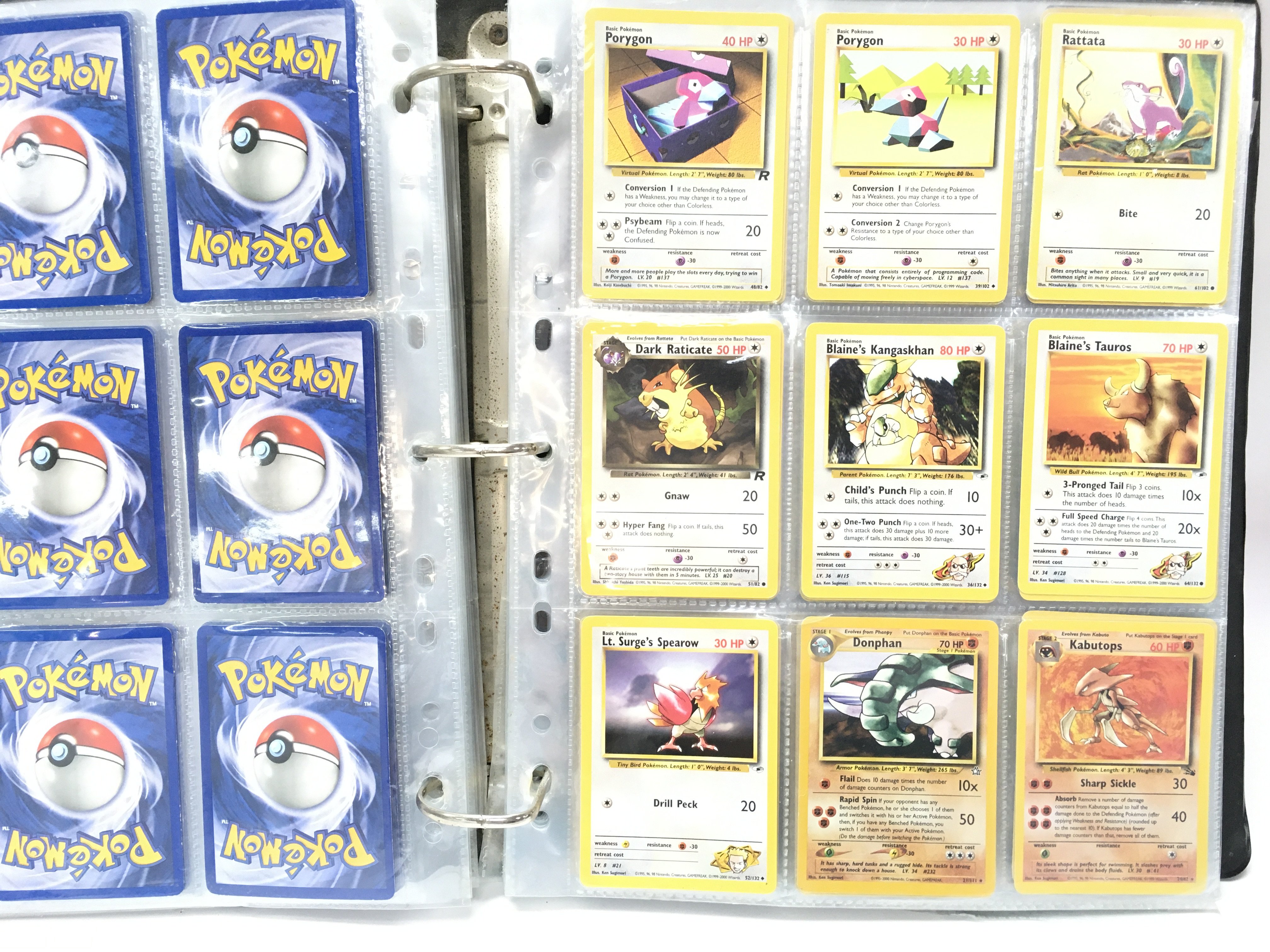 4 Binders Containing a Collection of vintage PokÃ© - Image 11 of 11
