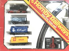A Boxed Hornby 00 Gauge Electric Train Set.