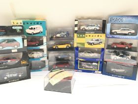 A Bag Containing a Collection of boxed Model Cars